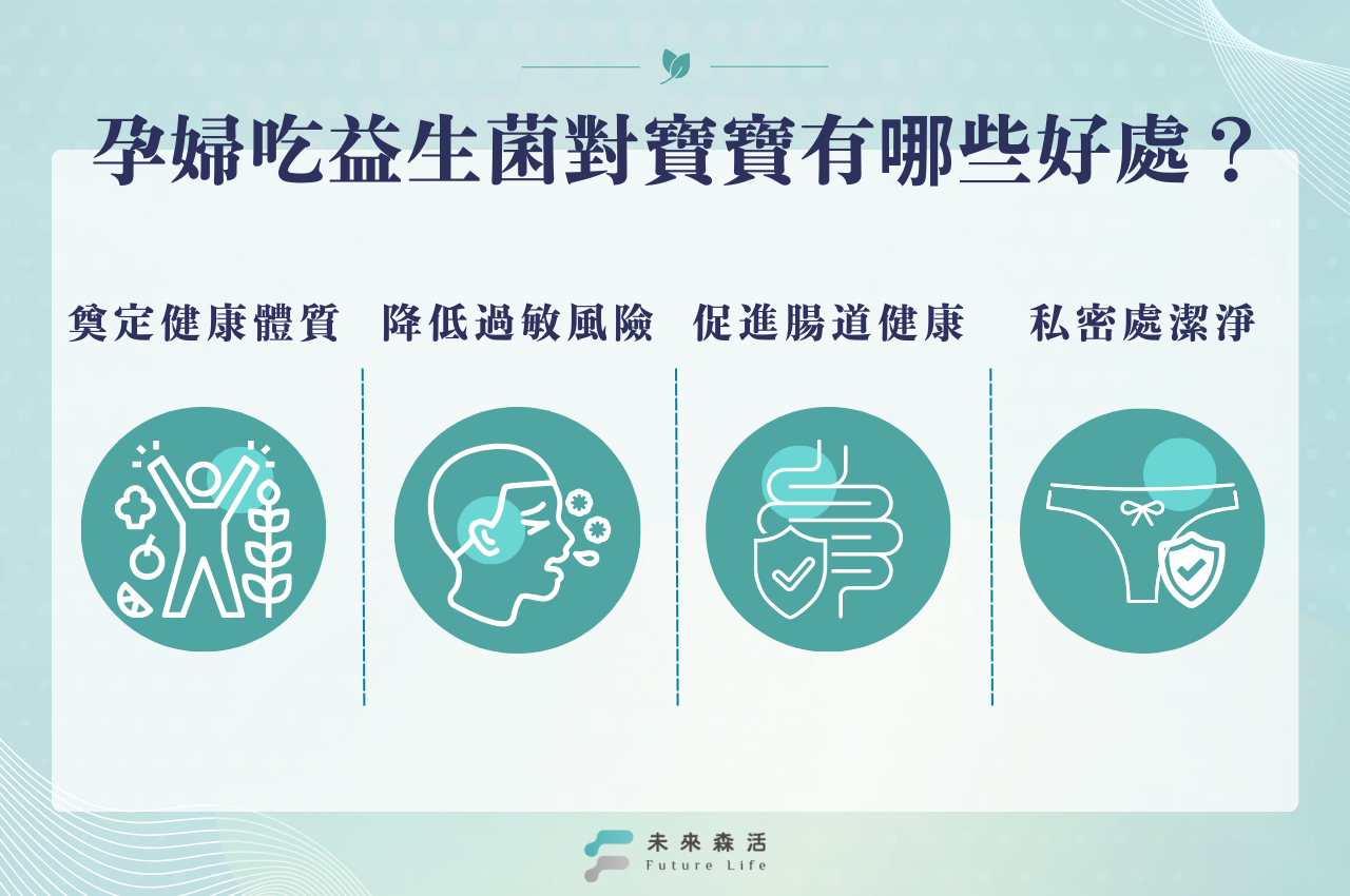 孕婦吃的益生菌,對寶寶有哪些好處?